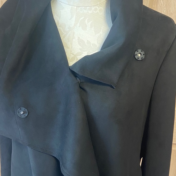 Anne Klein Black Asymmetrical Blazer - Picture 8 of 14